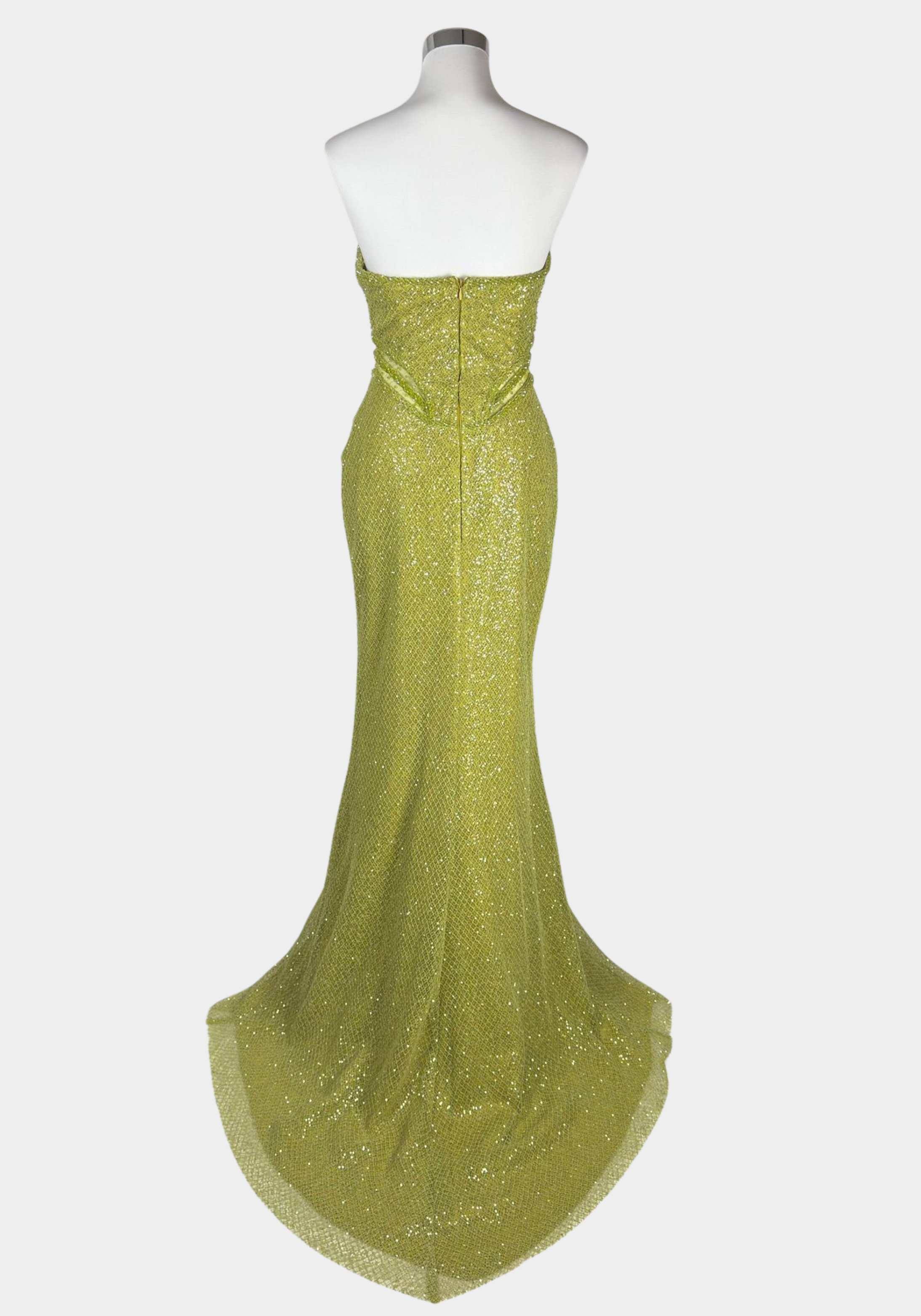 robe de soirée femme vert pistache