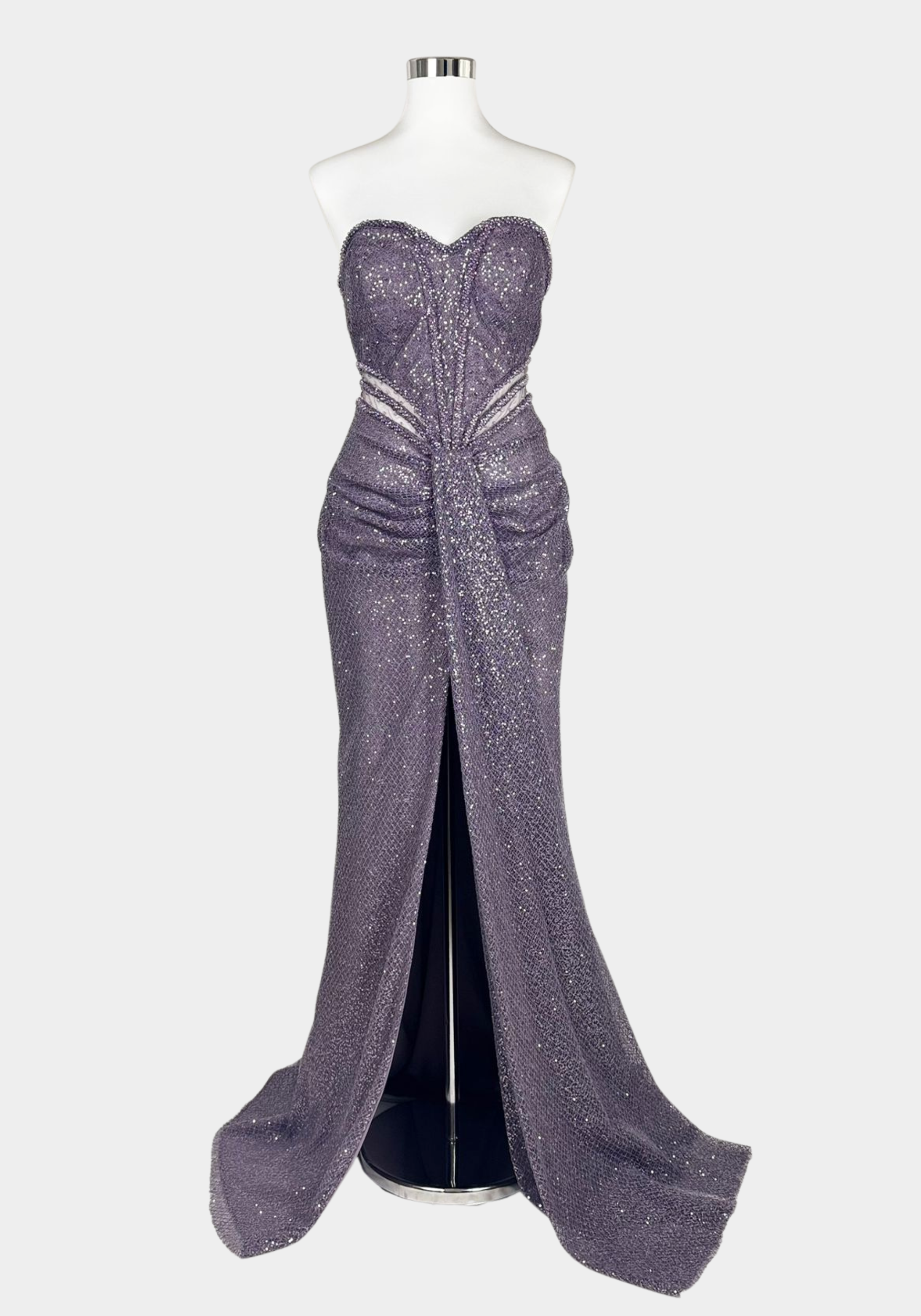 robe de soirée femme violet